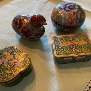 Cloisonné Boxes
